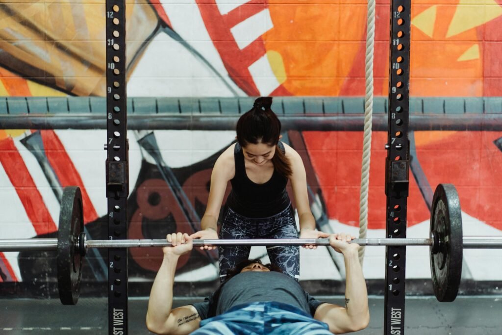 Image of weightlifting or strength training: